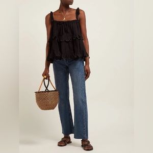 NWT INNIKA CHOO Stella Hotte Two Tier Scallop Top/Skirt